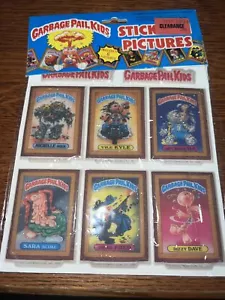 Garbage Pail Kids Puffy Stick On Stickers 1985 Vile Kyle Dizzy Dave Factory Seal - Picture 1 of 5