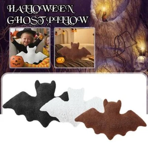 Halloween Bat Shaped Throw Pillow Gothic Homed Decoration F6G7 W9W1 - Picture 1 of 14