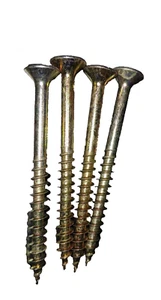 Spanplattenschrauben Holzschrauben 6,0 x 70 / 100 Stück gelb verzinkt NOS-Ware - Bild 1 von 2