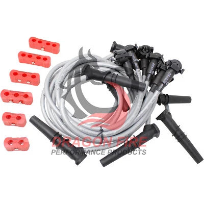 DRAGON FIRE 40 Ohm Spark Plug Wire Set For 94-99 Ford Lincoln Mercury 4.6L V8 - Image 1 of 4