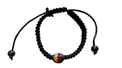 Fan Armband Kugel Deutschland Schwarz Rot Gold Fanartikel Schmuck Fußball EM WM - Bild 1 von 3