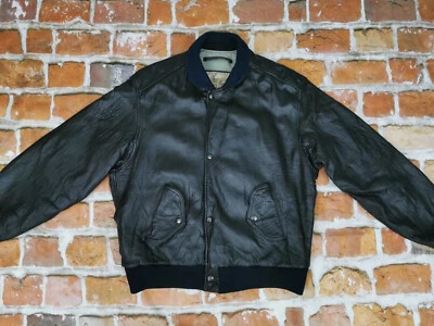 Chevignon Sport Tog ´S VINTAGE Chaqueta de Cuero Avión Negro Talla: M Punta Top - Imagen 1 de 4