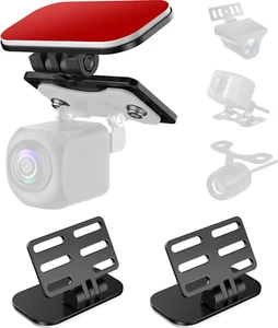 Supporto universale per fotocamera posteriore, (adesivo-2 pezzi) supporto per fotocamera di backup dash cam posteriore  - Foto 1 di 12