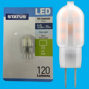 1x 1.5W (=15W) G4 12V Capsule LED 6500K Day Light Bulb, Halogen Replacement - Picture 1 of 3