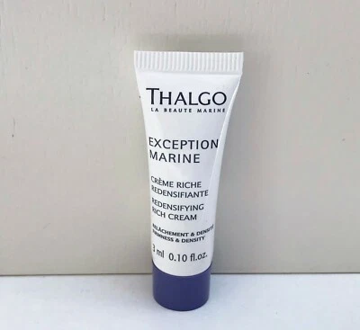 Thalgo Exception Marine Redensifying Rich Cream, 3ml, Travel Size, NEW! - Image 1 of 3