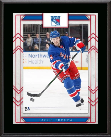 Jacob Trouba New York Rangers 10.5" x 13" Sublimated Player Plaque Cover