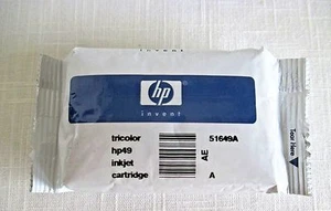 One HP 49 Tri-color Ink Jet Cartridges PT.No. 51649A - Picture 1 of 5