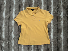Burberry Youth Yellow Polo Shirt Size Medium