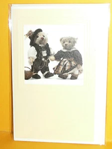 Grußkarte Bären mit Trachten - mit Briefumschlag - Neu&Ovp -  - Bild 1 von 1