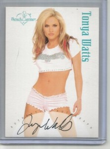Tonya Watts 2002 Bench Warmer Autograph