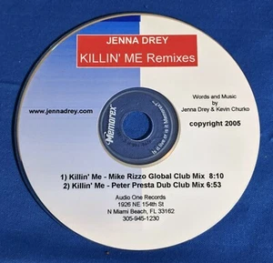 Jenna Drey Killin' Me Where Did I Go Wrong CD Promo Mike Rizzo Peter Presta - Picture 1 of 4