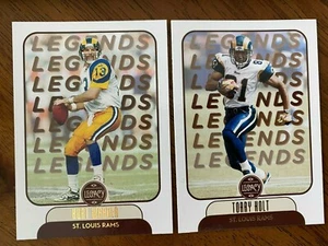 KURT WARNER TORRY HOLT Lot - 2021 Panini Legacy Legends #102 129 ST. LOUIS RAMS  - Picture 1 of 1