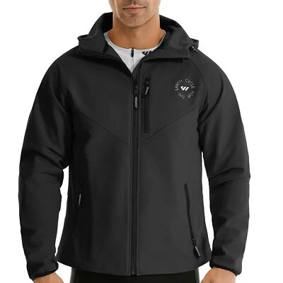 Men's Cycling Jackets Thermal Windproof Bike Sports Hood Coat with Zip Pockets - Image 1 of 4