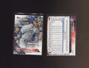 2016 Topps Limited Online Exclusive Cubs Ben Zobrist #447 - Picture 1 of 1
