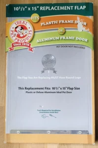 New Ideal Replacement Flap Plastic & Aluminum Framed Door Style 10.5"x15" USA - Picture 1 of 5