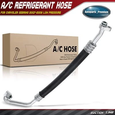 Manguera de línea de succión de refrigerante de aire acondicionado para Chrysler Sebring 2007-2008 baja presión Foto 1 de 4