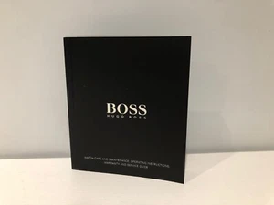 HUGO BOSS - Operating Instructions & Warranty - For 1x watch Reloj - Picture 1 of 3
