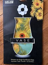 Modgy Van Gogh “Sunflowers” Collapsible Expandable Flower Vase NEW