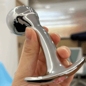129g Anal Butt Plug Metal Dildo G-spot Prostate Massager Sex Toys for Women Men - Picture 1 of 14