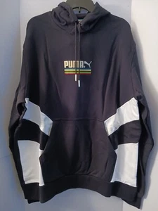 Puma Men's Hoodie INTL Black Size XXL - Picture 1 of 3