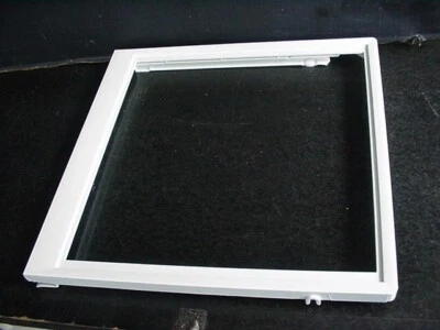 Marco de cubierta para refrigerador Kenmore + pieza de vidrio # 240350902 240350603 Foto 1 de 4