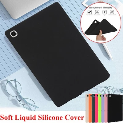 Funda protectora de silicona líquida para Samsung Galaxy Tab A A7 A8 S6 Lite S7 S8 S9 Foto 1 de 4