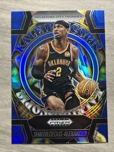 Shai Gilgeous-Alexander 2024-25 Panini Prizm Black Kaleidoscopic Blue #/199 - Picture 1 of 2