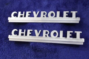 Vintage Chevy 1947-1953 Truck Side Hood Emblems Badge Sedan Delivery 3100 3600 - Picture 1 of 7