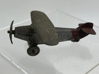 1930s Vintage Slush Metal Propeller Mold Airplane 3.5 inches long - Image 1 of 4