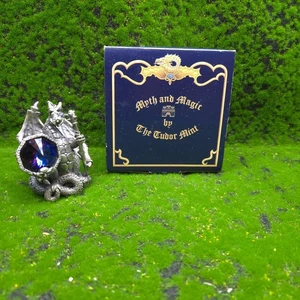 The Dragon Warrior 3118 Tudor Mint Myth And Magic Boxed 1995 8Cm Pewter Crystal - Bild 1 von 10