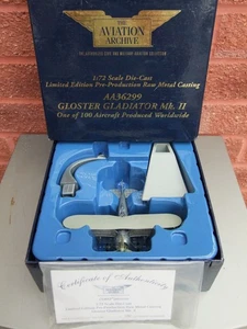 Gloster Gladiator Mk 2 1/72 Scale - Pre Prod Ltd Ed Corgi Aviation Archive BOXED - Picture 1 of 2