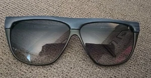 Vintage 1980's Laura Biagiotti Browline Blue/Black Sunglasses - Picture 1 of 8