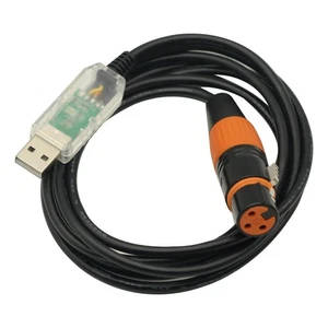 USB auf DMX Schnittstelle Adapter Kabel Bühnenlicht PC DMX512 Controller Dimmer FT... - Bild 1 von 7