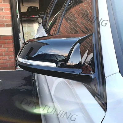 For 2014-2020 BMW 4-Series F32 440i Gloss Black M4 Style Side Mirror Cover Caps - Imagem 1 de 4