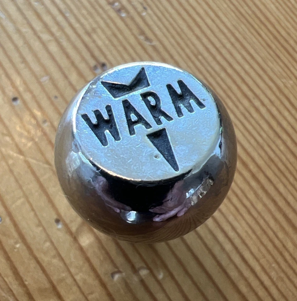 1962 - 1964 Plymouth хромированный переключатель температуры Savoy Belvedere Fury - Изображение 1 из 4