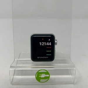 GPS Only Apple Watch Series 3 38MM Silver Aluminum A1858 - Picture 1 of 6