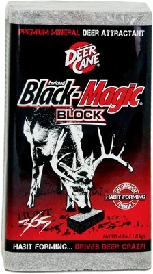 Deer Cane Black Magic Block Mineral Attractant - Fast & Easy to Use All...  - Image 1 of 4