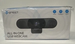 eMeet SmartCam C980 Pro All-in-One 1080P Webcam w/ 4 Mics and 2 Speakers - Bild 1 von 2