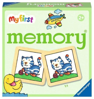 Ravensburger My First Memory Game Favourite Things - Matching Picture Snap Pairs - Photo 1/4