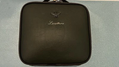 Bolsa de Maquillaje de Viaje Cuero Maquillaje Tren Estuche Organizador de Cosméticos para Pincel de Maquillaje Foto 1 de 4