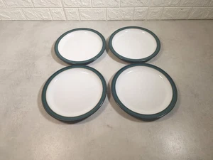 4x Denby Greenwich Green Tea/Side Plates Set Good Condition  - Picture 1 of 4