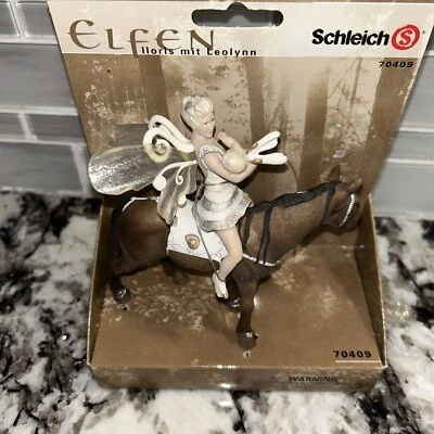Schleich 70409 Iloris & Leolynn Elfo Alado Caballo Hada Figura Fantasía Bayala Nuevo Foto 1 de 4