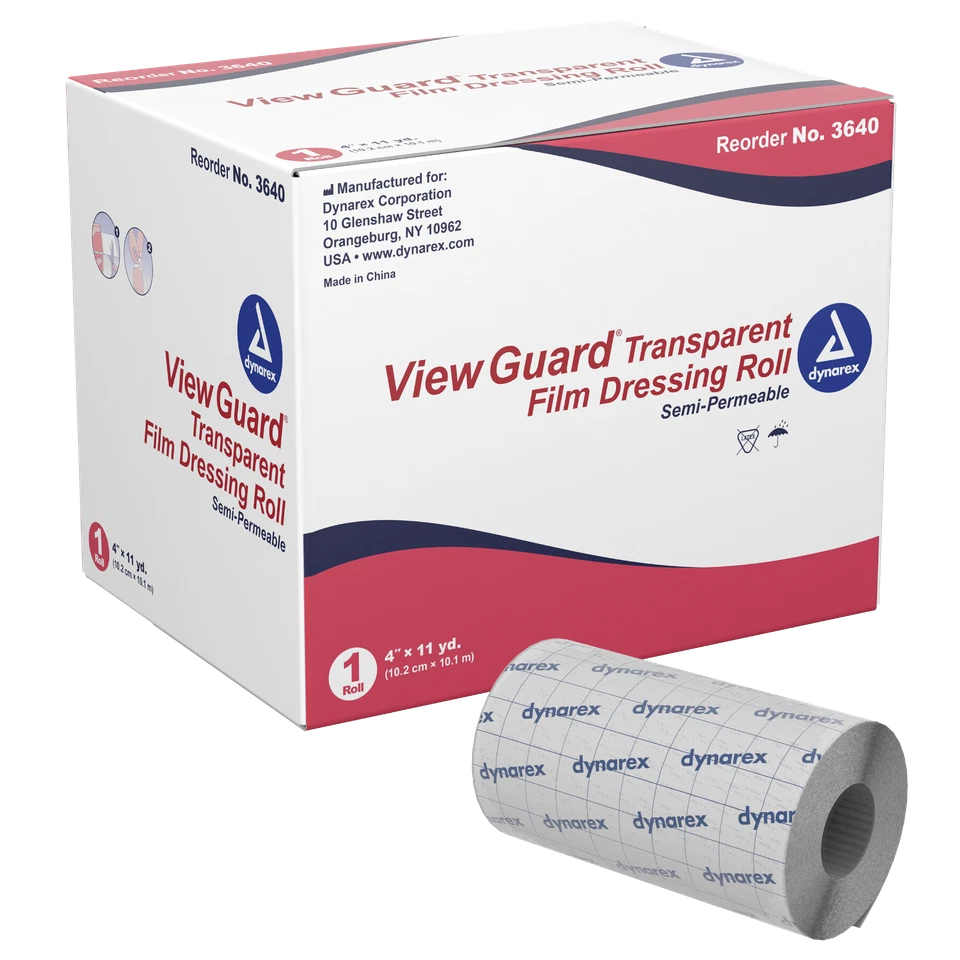 Dynarex View Guard Transparent Film Dressing Roll, Non-Sterile U-Pick roll size - Image 1 of 1