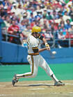 Catcher Steve Nicosia of the Pittsburgh Pirates bats during a Ma- 1983 Old Photo