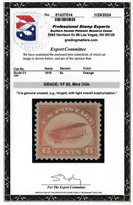 US Scott #C1 | Mint H | VF Very Fine | PSE Cert - Picture 1 of 3