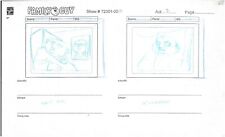 Family Guy Storyboard Old Man Angry Original Production Drawing Animation Art UF