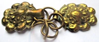 Ancienne Attache boucle ceinture à coudre vareuse gilet cape accessoire 324 - Photo 1/3