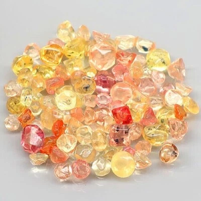 10.00 Ct / 115 PCs Natural Fancy Color Sapphire Heated Unshape Loose Gemstone - Image 1 of 3