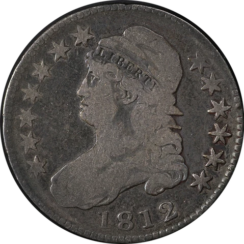 1812 Bust Half Dollar Nice VG/F 0-104 R.1 Nice Eye Appeal Nice Strike Cover