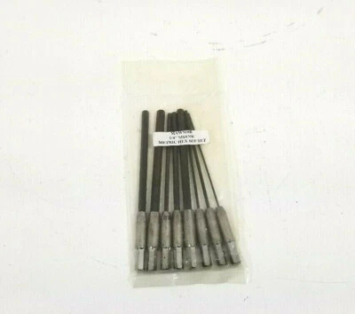 Vintage Herbrand 8 Pc. Metric Hex key Set 1/4" Shank MAWM8B - Image 1 of 4